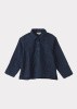 ! BURDOCK SHIRT NAVY YARN DYED CHECK-0 (1)!