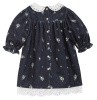 Frankie Dress Baby Black Flower-BACK!