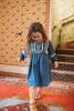 ! fille-robe-fajald-blue-denim!