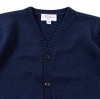 cardigan-marine-col-v-100-laine!