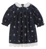 Frankie Dress Baby Black Flower-FRONT!